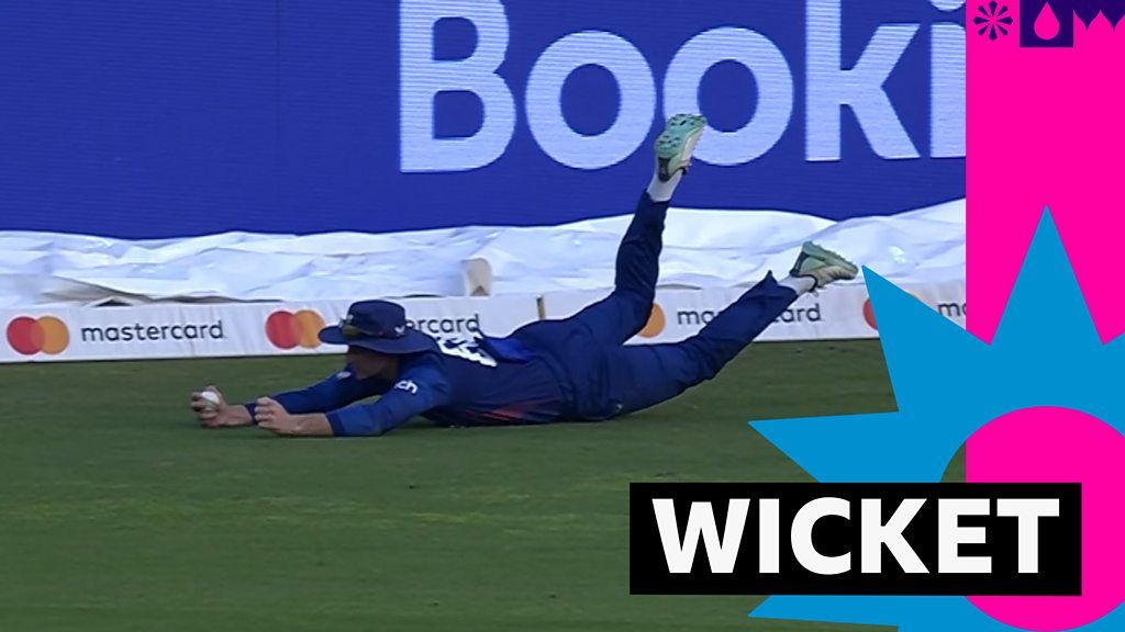 Root takes brilliant diving catch to remove Rashid