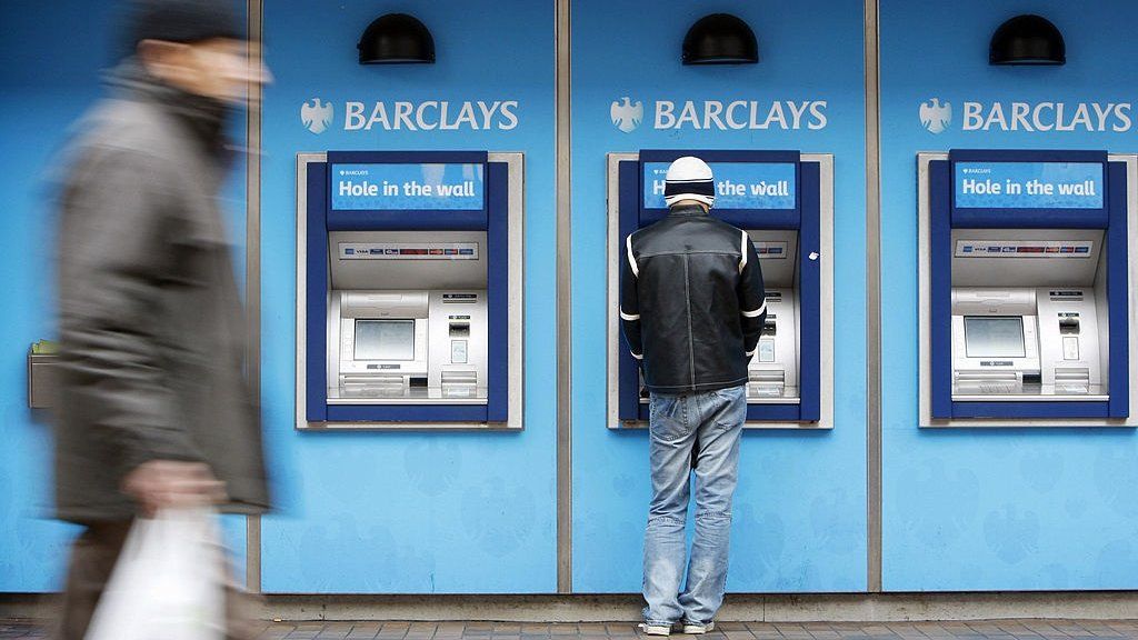 Barclays cash machine
