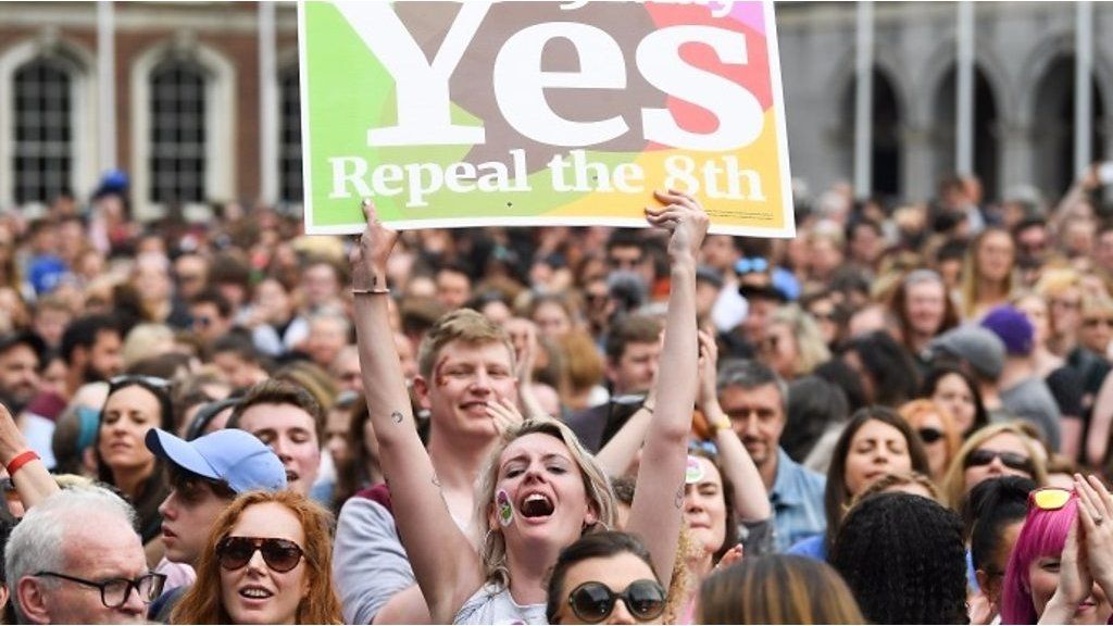 Irish abortion vote Yes campaigners