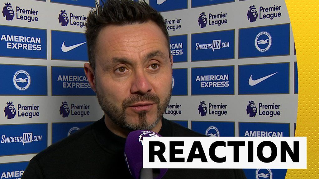Brighton 1-1 Burnley: Roberto De Zerbi says Seagulls should have won but conceded 'stupid goal'