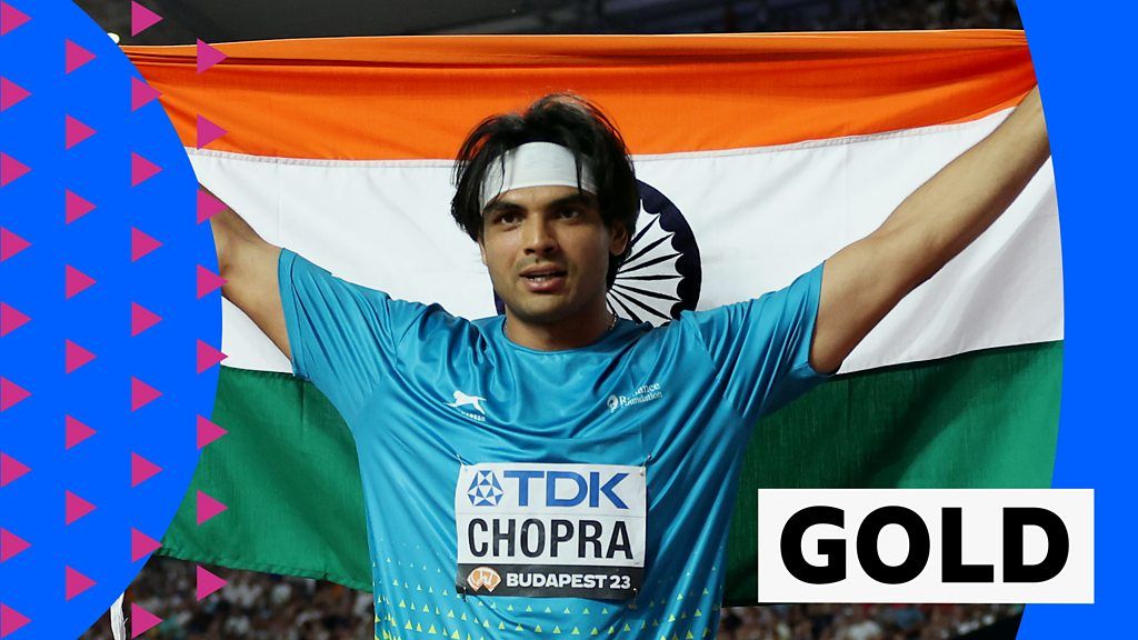 Chopra wins javelin for India's first ever world athletics gold
