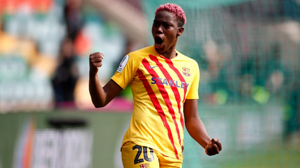 Asisat Oshoala: Nigerian is hungry for more Barcelona success - BBC Sport