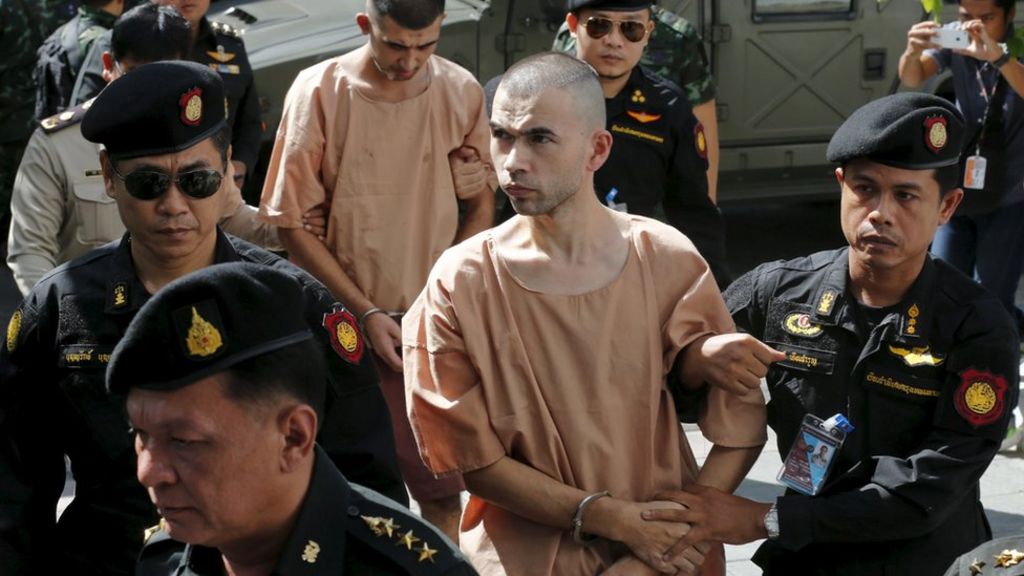 Bangkok bomb: Thai court charges two over Erawan blast - BBC News