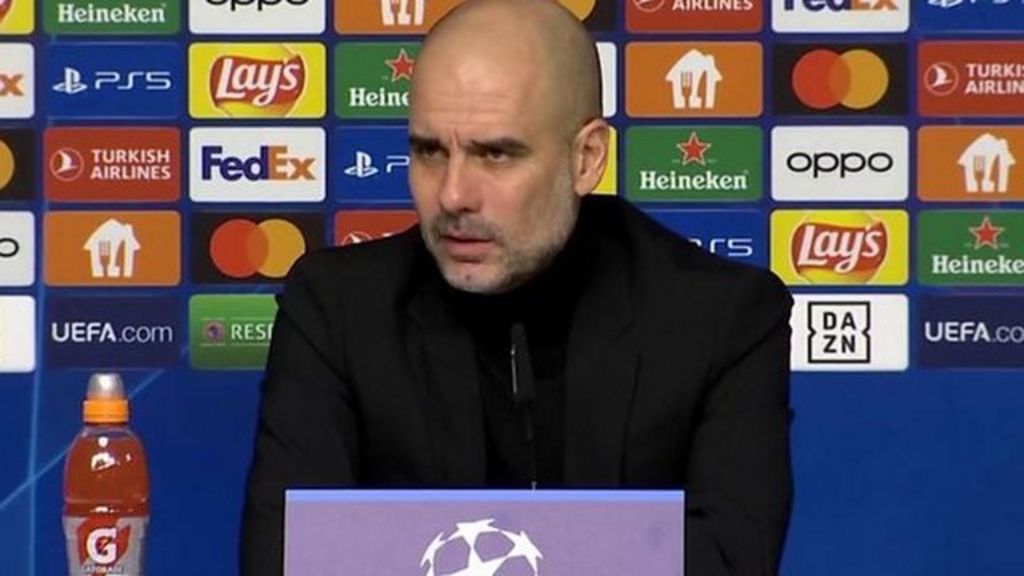 Lift your heads up, you played well - Guardiola