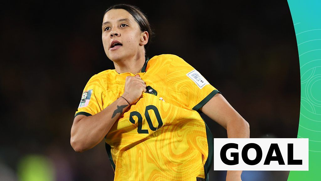 Women's World Cup Sam Kerr scores incredible equaliser for Australia