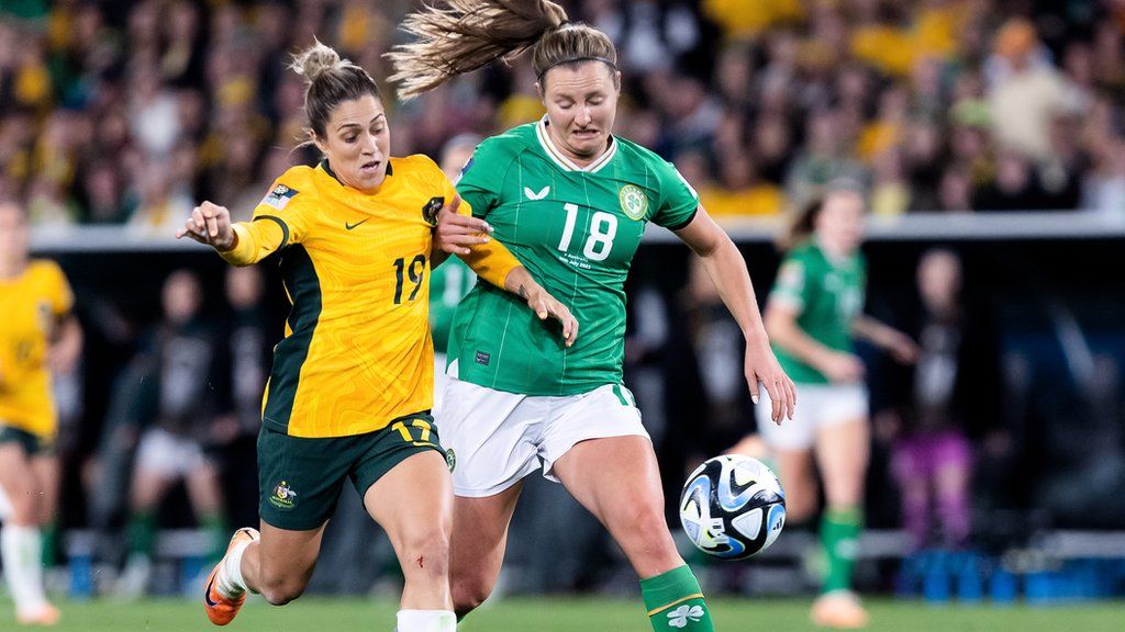 Kyra Carusa in action against Australia