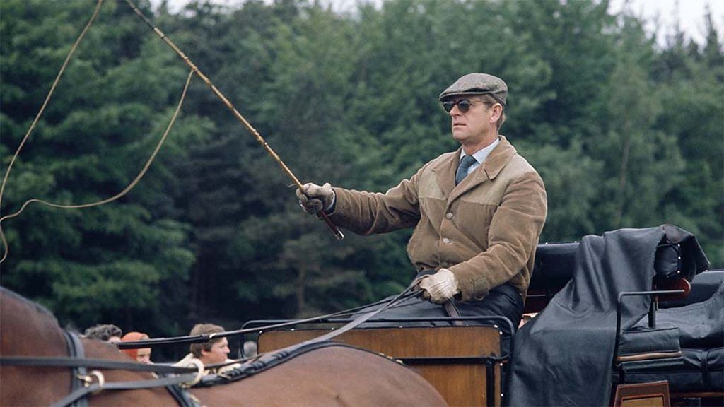 The duke on a carriage