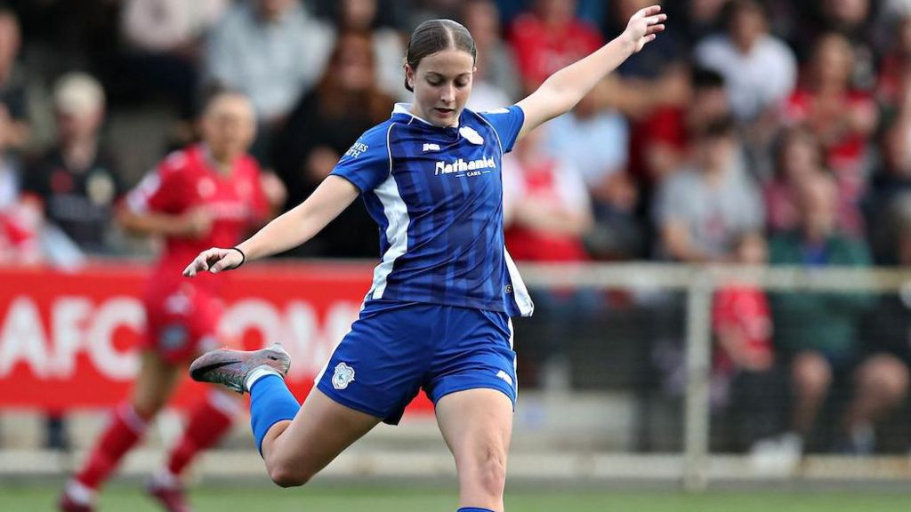 Cardiff's Molly Kehoe during Wrexham AFC Women vs Cardiff City Women