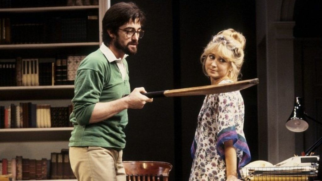  Roger Rees (Henry), Felicity Kendall(Annie) in The Real Thing