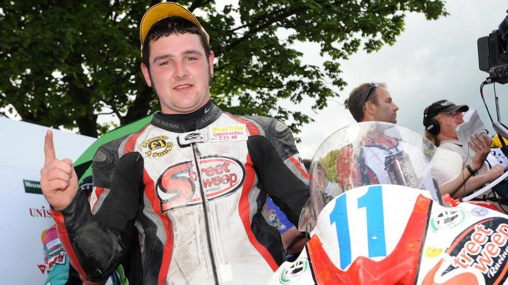 Michael Dunlop with his Supersport Yamaha