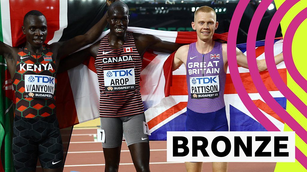 World Athletics Championships 2023: GB's Ben Pattison wins 800m bronze