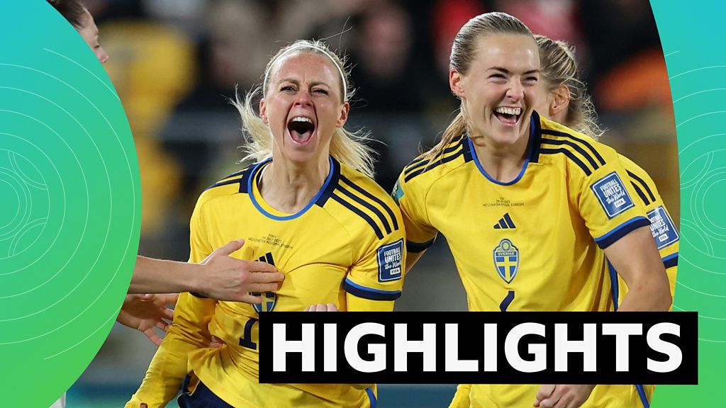Women's World Cup 2023: Stylish Sweden secure last 16 after demolishing ...