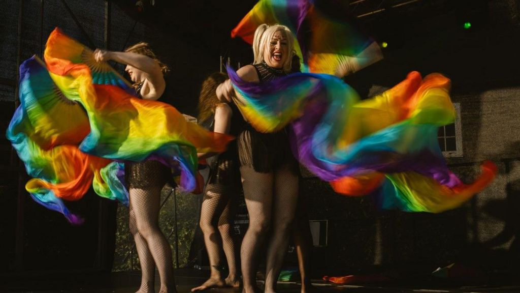 Dancers at Ely Pride