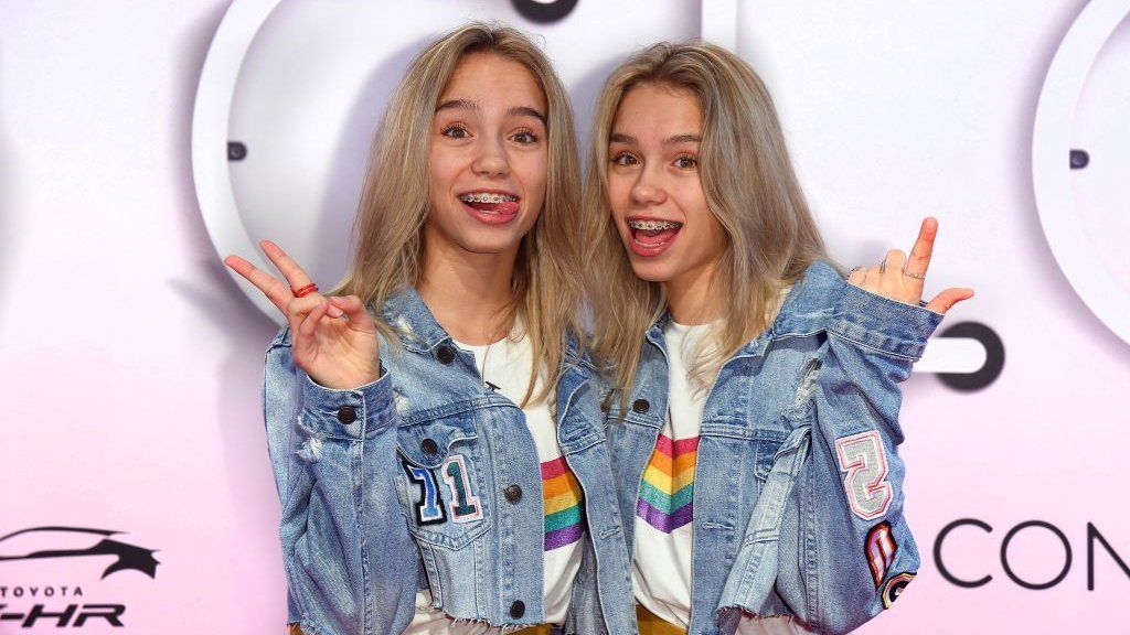 Lisa and Lena (pictured) have over 30 million followers on TikTok.