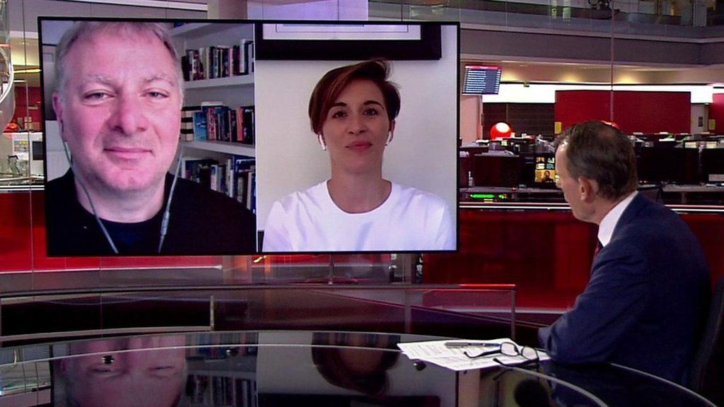 Jed Mercurio and Vicky McClure speak to the BBC's Andrew Marr