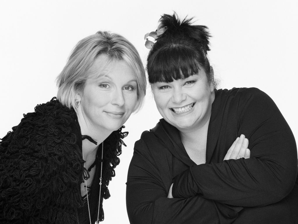 Dawn French and Jennifer Saunders, photo circa 1990