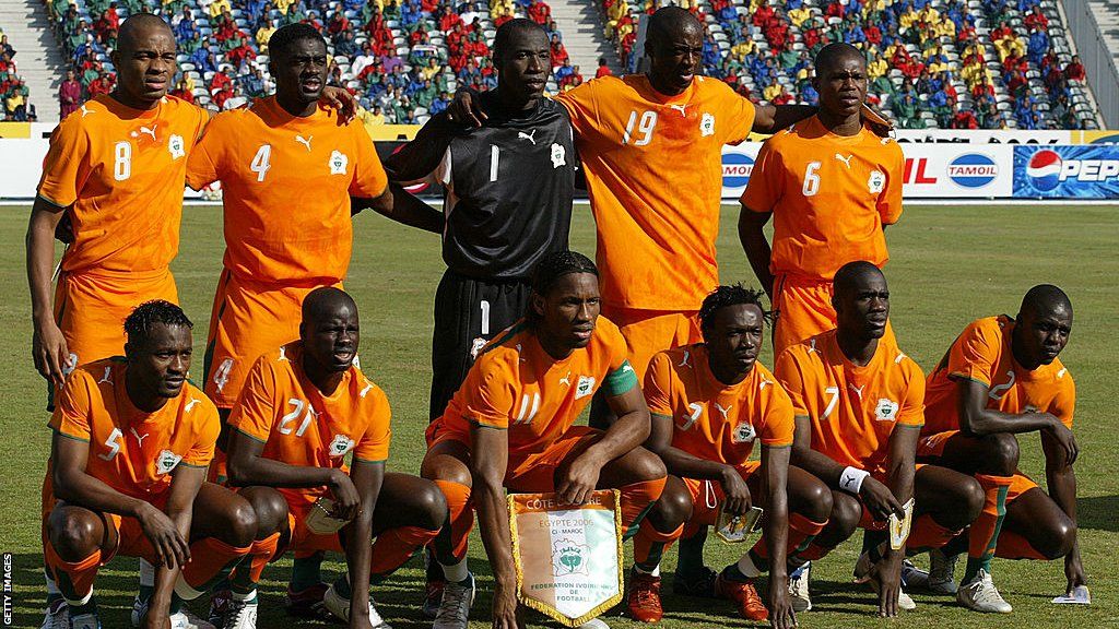 Ivory Coast team from 2006 Africa Cup of Nations
