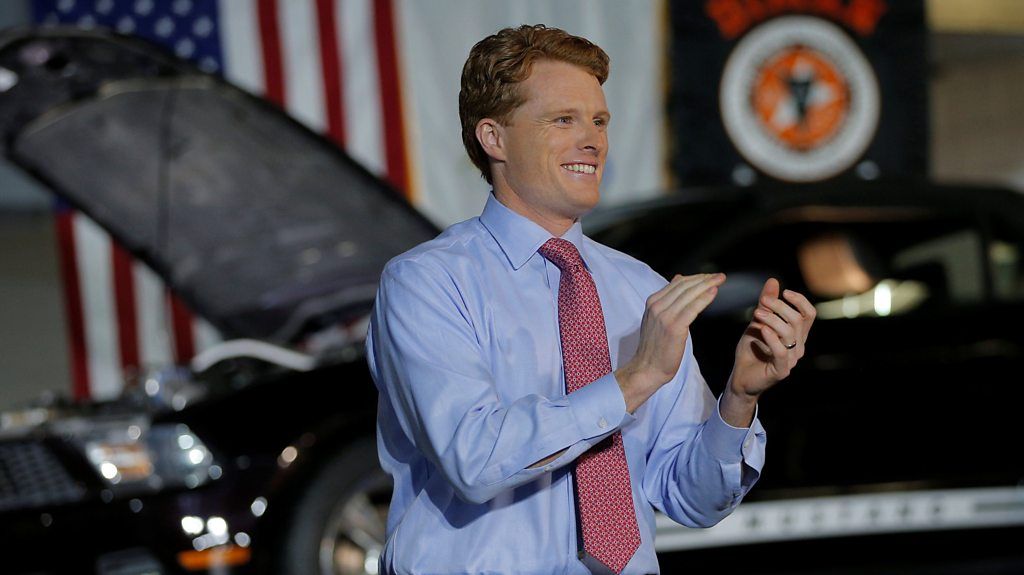 Joseph Kennedy III attacked the president and said Democrats were speaking for all Americans.