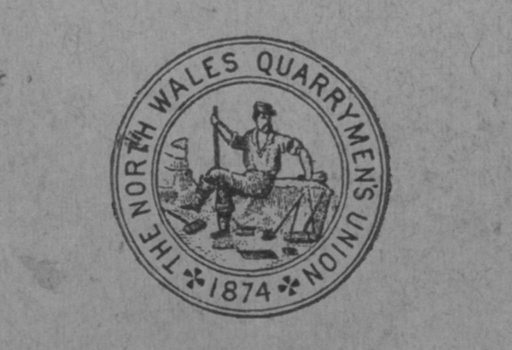 Logo Undeb Chwarelwyr Gogledd Cymru