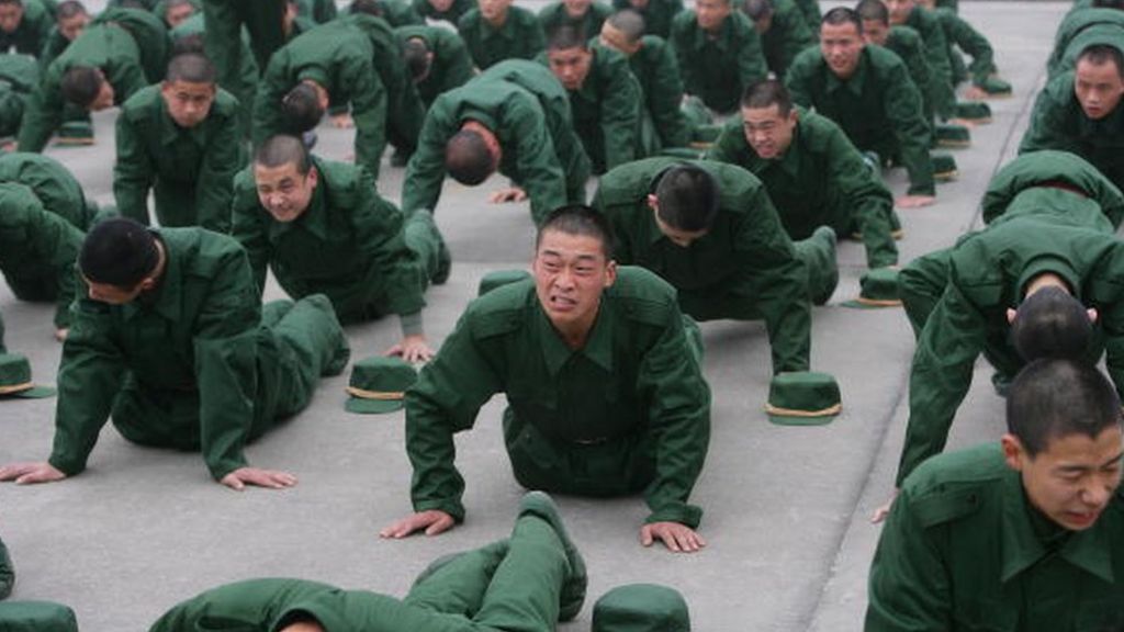 No fizzy drinks: Chinese army tells recruits to shape up - BBC News