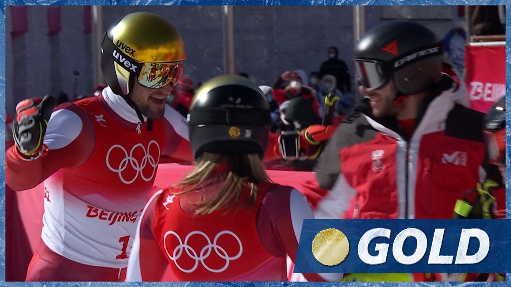 Winter Olympics: Austria win skiing gold in the mixed team parallel final