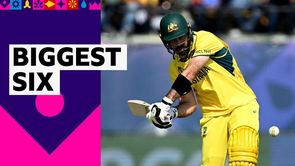 ICC Cricket World Cup highlights Glenn Maxwell hits roof with biggest