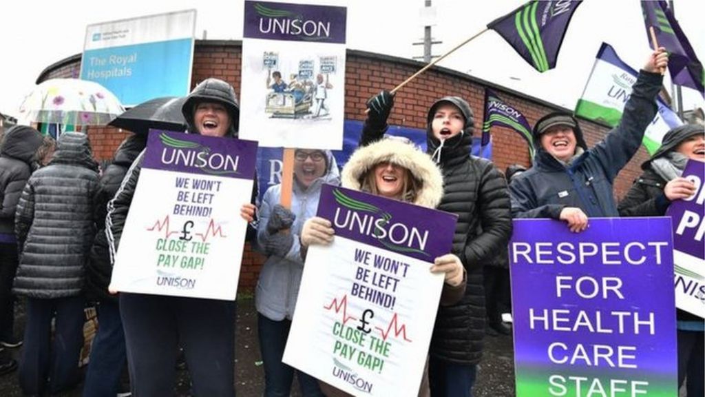 Health Strikes Ni Unions Thank Public As Industrial Action Is