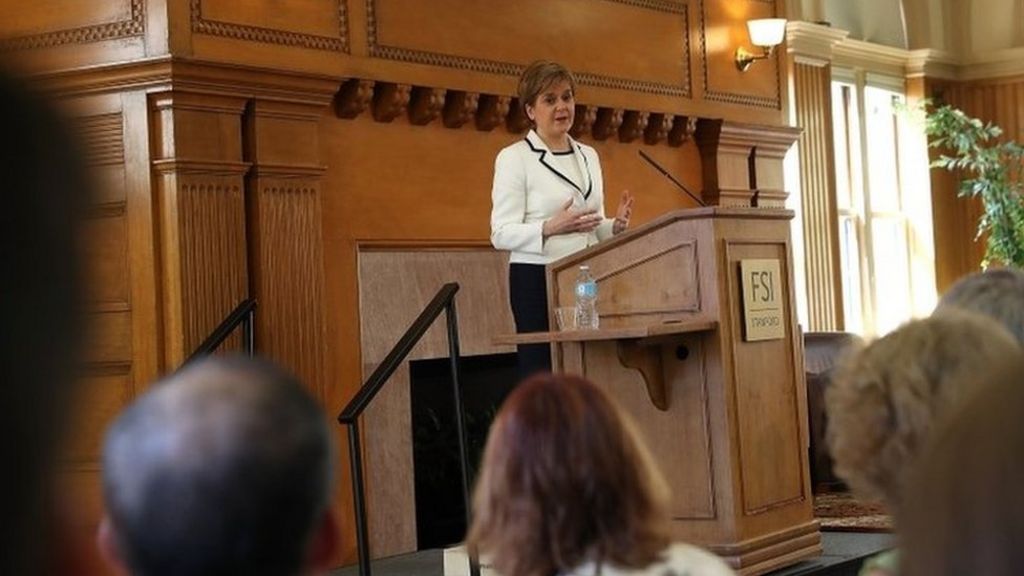 Nicola Sturgeon sets out global vision for Scotland