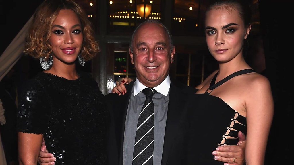 Beyonce, Philip Green and Cara Delevingne