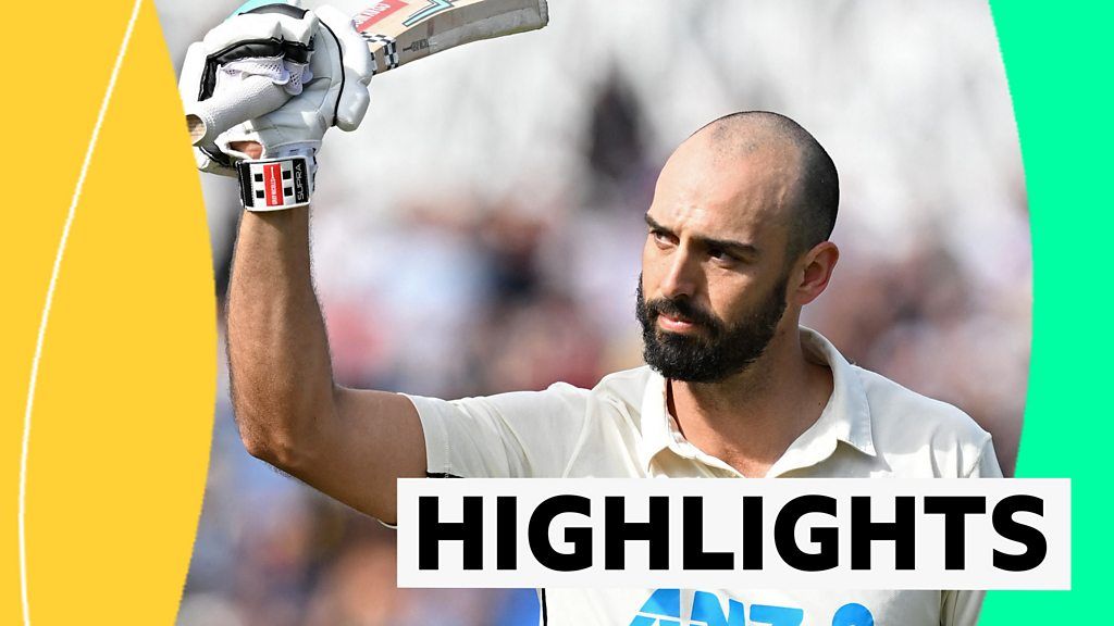 England v New Zealand highlights: Mitchell’s 190 puts New Zealand in control