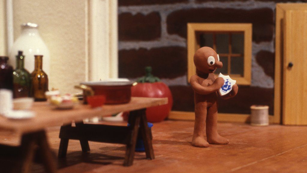 Picture shows: Morph is presented with his Blue Badge for 'notable achievements' in 1981
