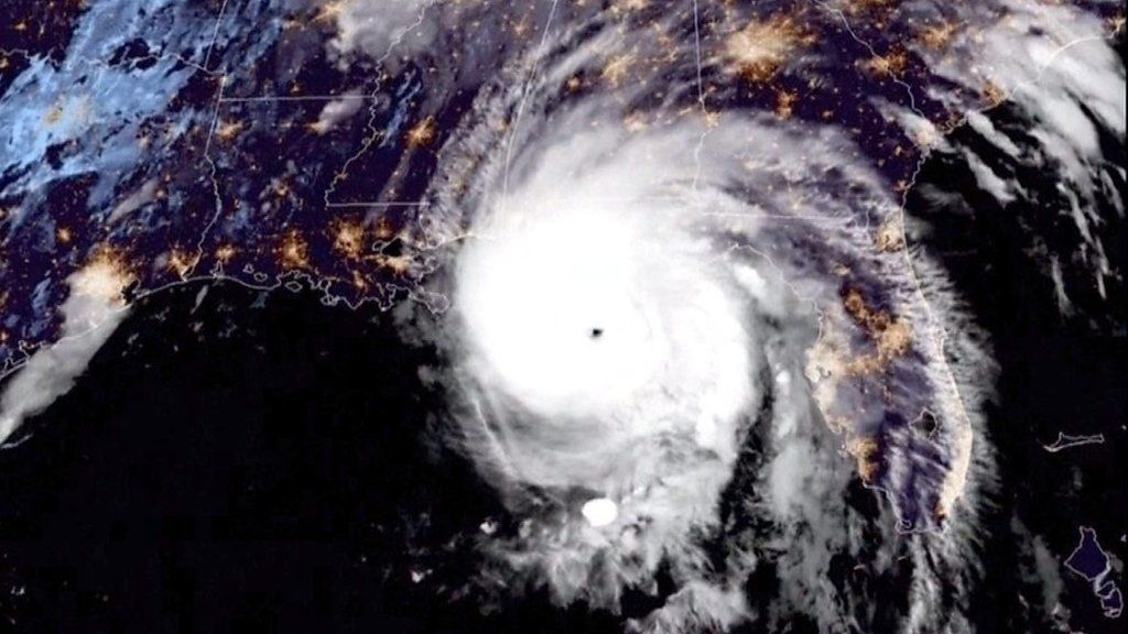 Hurricane Michael nearing Florida panhandle.