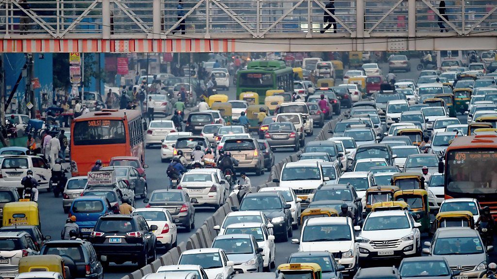 Traffic jams in rush hour