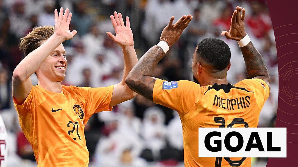De Jong doubles Netherlands lead over Qatar