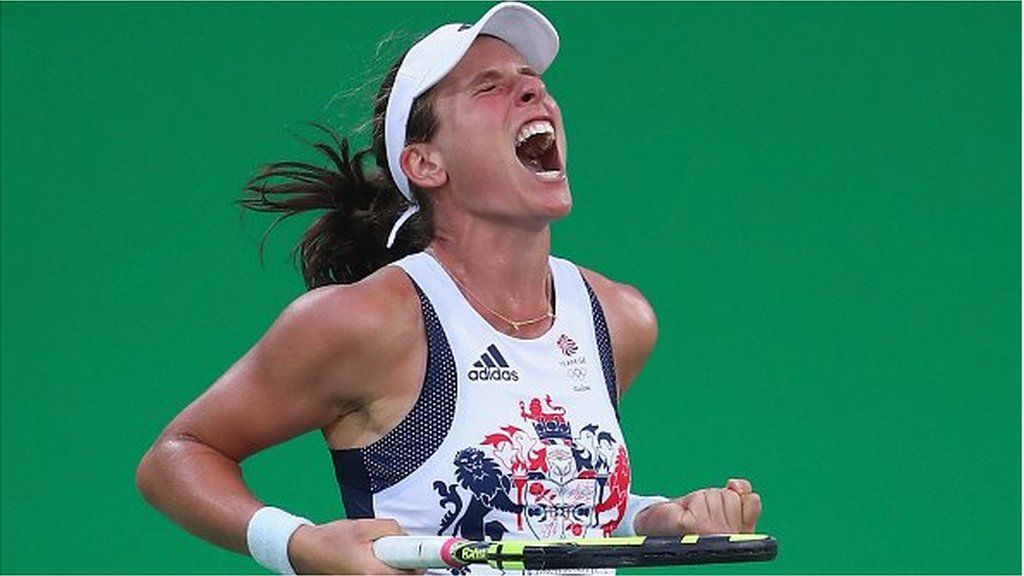 Rio Olympics 2016 Johanna Konta Comes From Behind To Beat Kuznetsova Bbc Sport