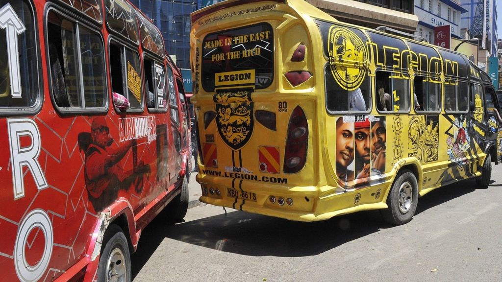 The stickers that save lives on Kenya's buses