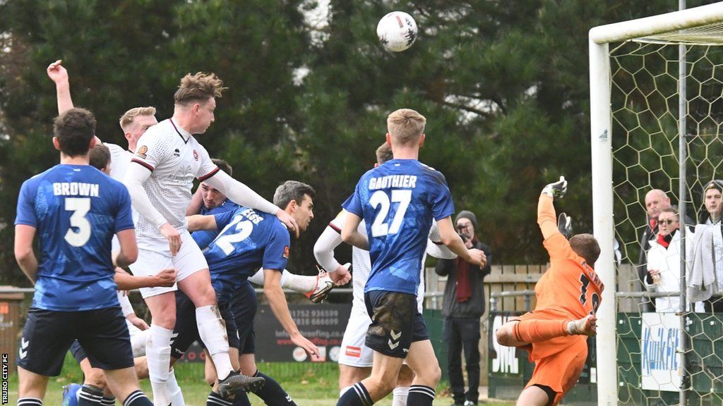 Truro9 City score against St Albans City