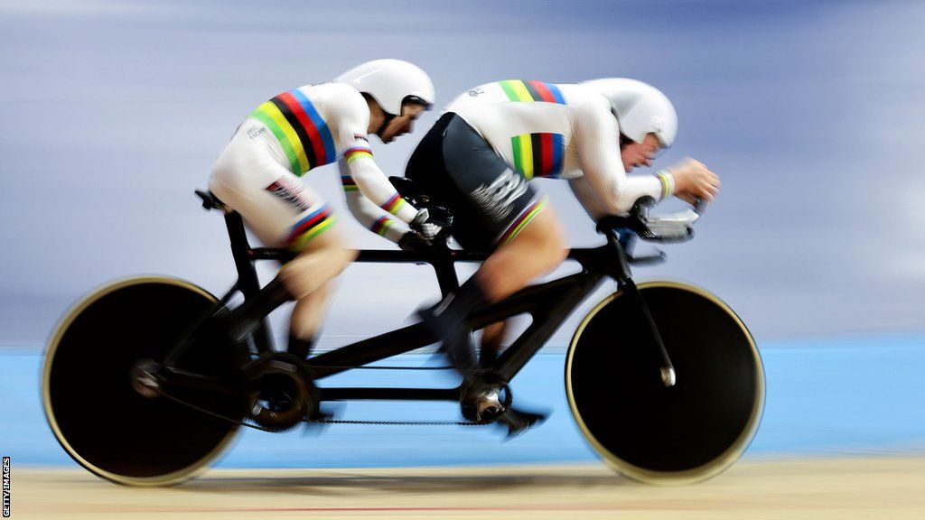 Neil Fachie and Matt Rotherham ride their way to Para-cycling Track World Championships gold