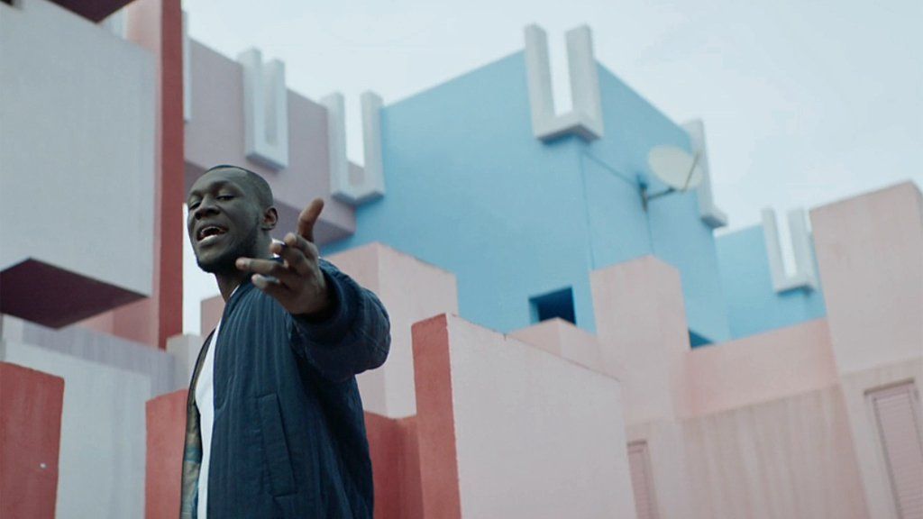 Stormzy in the short film for Gang Signs and Prayer