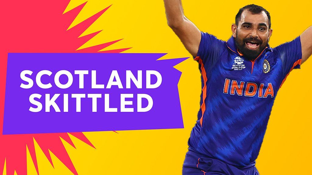 T20 World Cup: Watch highlights as India bowlers tear through Scotland