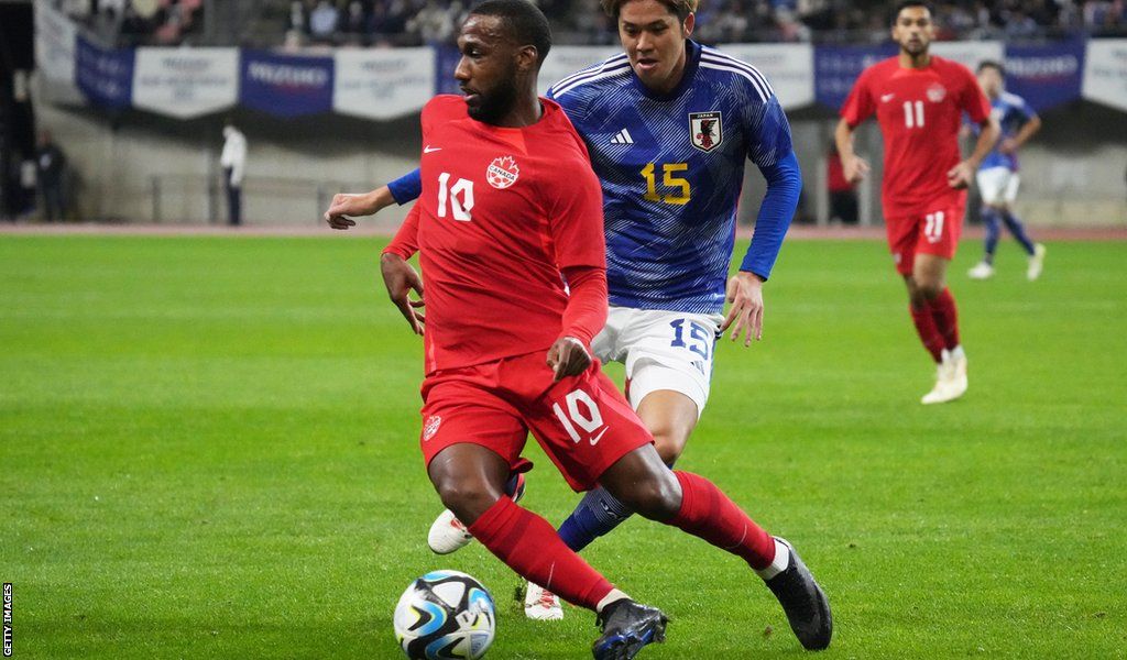 Junior Hoilett (left) in Canada colours