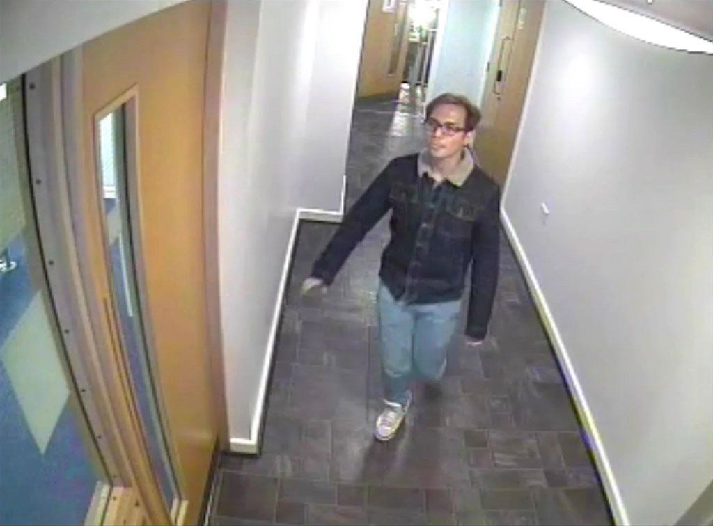 CCTV footage of Reynhard Sinaga near his flat