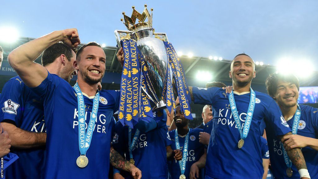 Danny Drinkwater after winning the 2016 Premier League title