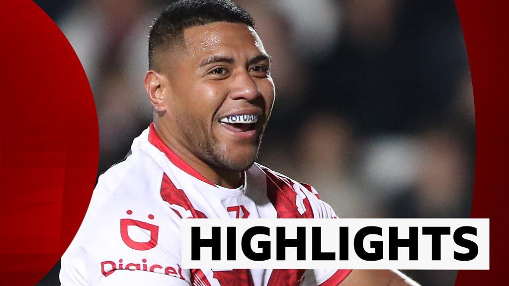 Rugby League World Cup: Tonga 32-6 Wales highlights