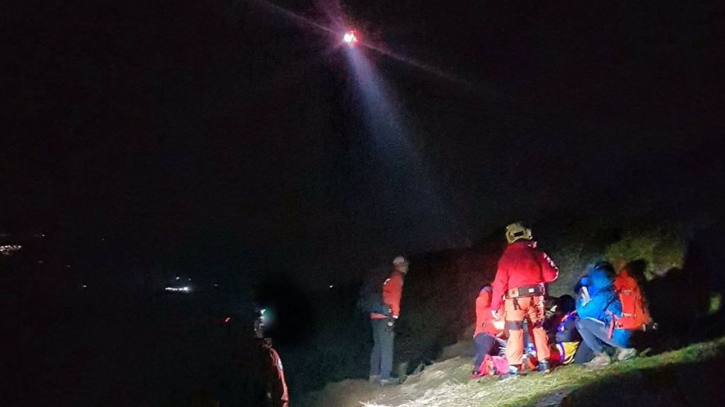Lomond MRT on one of its three call-outs over the weekend