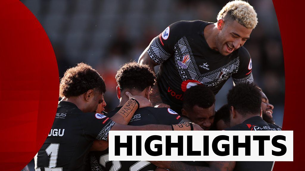 Rugby League World Cup highlights: Fiji run in 10 tries in Italy rout