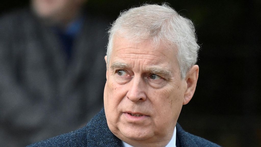 Prince Andrew head and shoulders picture