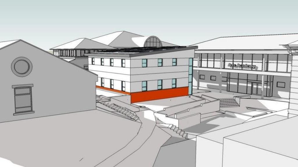 Artist's impression of the new building