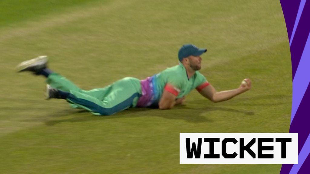 Watch Whiteley's 'unbelievable' catch to help Invincibles win