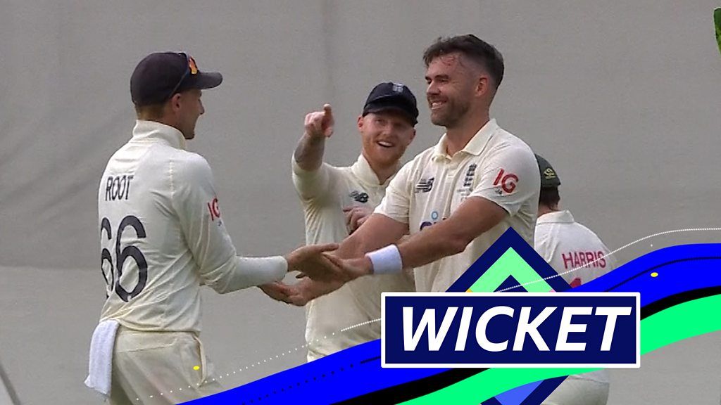 The Ashes: England's James Anderson removes Australia's Marcus Harris on day one of fourth Test